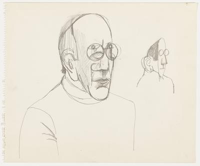 Untitled (Self-portrait), Saul Steinberg | Mia