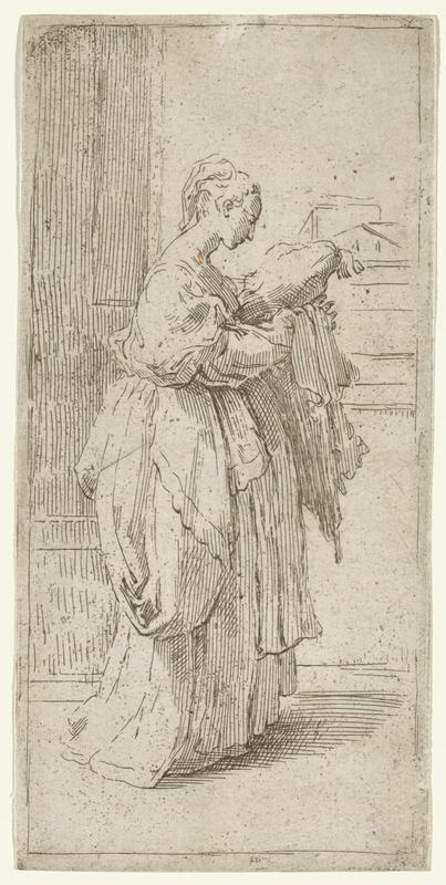 Woman with a Pillow